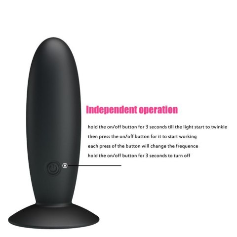 PRETTY LOVE - REMOTE CONTROL VIBRATING PLUG 12 function Pretty Love