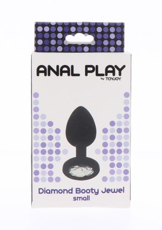 Diamond Booty Jewel Small Black TOYJOY