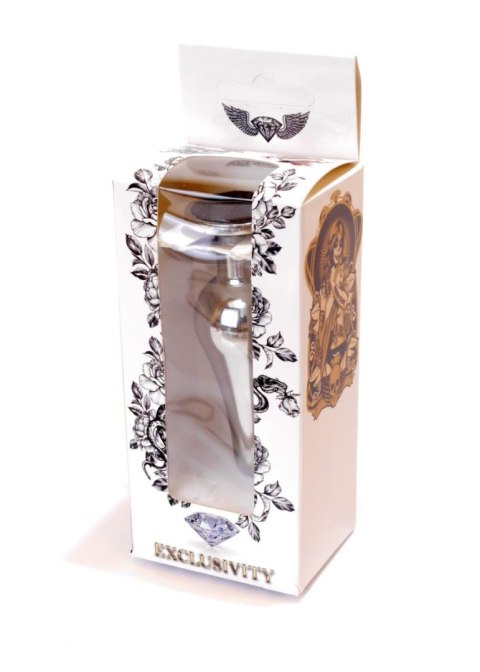 Plug-Jewellery Silver BUTT PLUG- Black B - Series HeavyFun