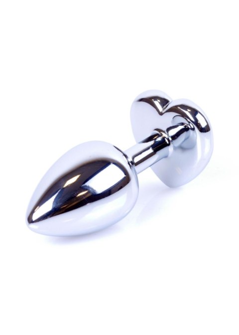 Plug-Jewellery Silver Heart PLUG- Purple B - Series HeavyFun