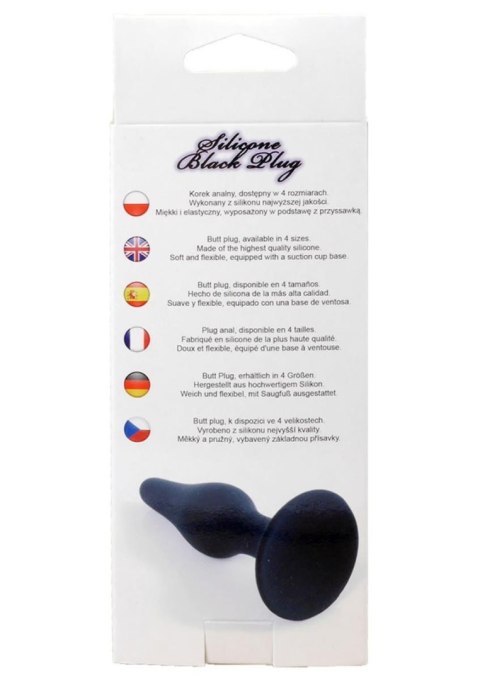 Plug-Silicone Plug Black - Small B - Series HeavyFun