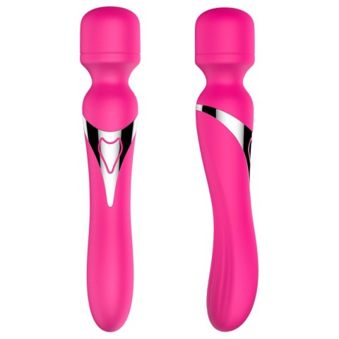Stymulator - B - Series - Silicone Dual Massager Pulsator USB 7+7 Function (Pink) B - Series Fox