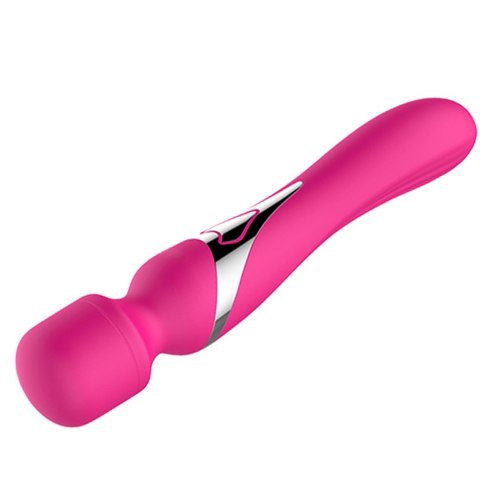 Stymulator - B - Series - Silicone Dual Massager Pulsator USB 7+7 Function (Pink) B - Series Fox