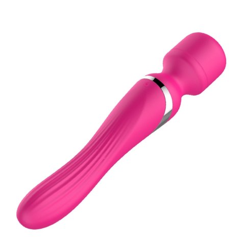 Stymulator - B - Series - Silicone Dual Massager Pulsator USB 7+7 Function (Pink) B - Series Fox