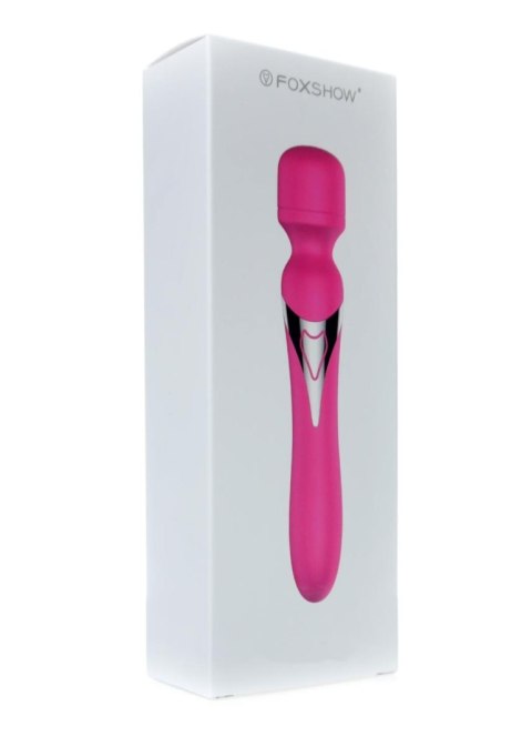 Stymulator - B - Series - Silicone Dual Massager Pulsator USB 7+7 Function (Pink) B - Series Fox