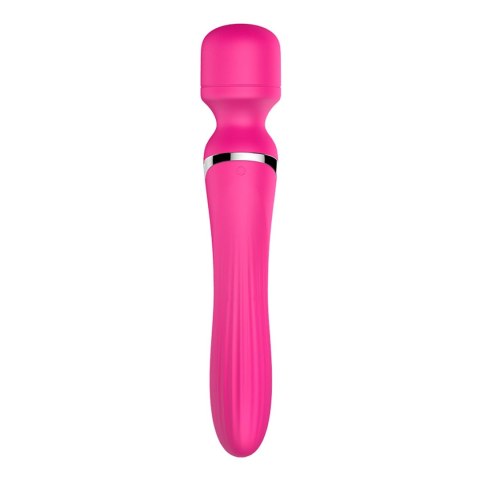 Stymulator - B - Series - Silicone Dual Massager Pulsator USB 7+7 Function (Pink) B - Series Fox