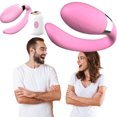 Stymulator-V-Vibe Pink USB 7 Function / Remote Control B - Series Smart