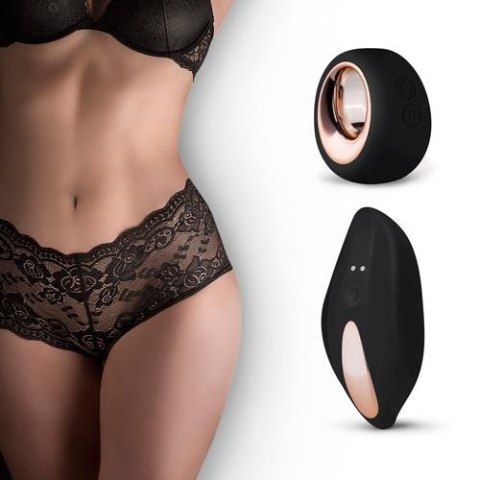 Vibrating BoyShort black Easytoys