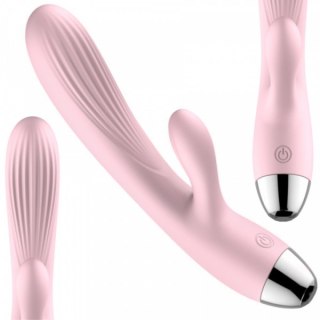 Wibrator- B - Series, Silicone Vibrator Pink USB 10 Function / Heating B - Series Fox