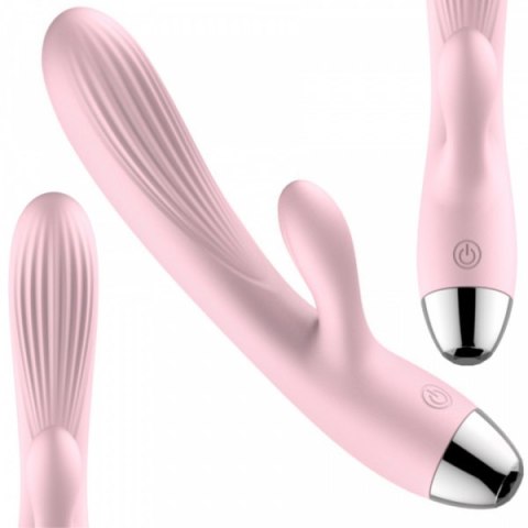 Wibrator- B - Series, Silicone Vibrator Pink USB 10 Function / Heating B - Series Fox