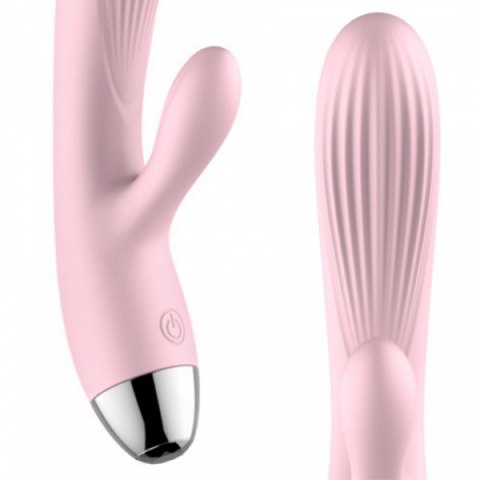 Wibrator- B - Series, Silicone Vibrator Pink USB 10 Function / Heating B - Series Fox