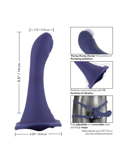 Her Royal Harness Me2 Thumper Blue CalExotics