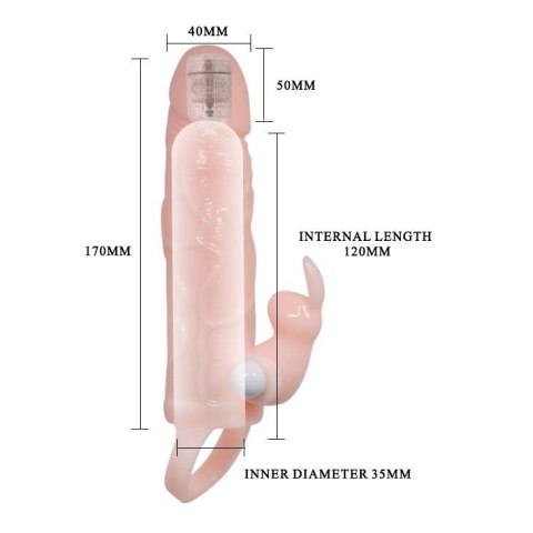 BAILE - BRAVE MAN SKIN 5,91"" MULTI-SPEED vibration BAILE