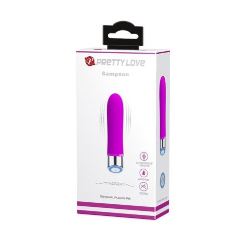 PRETTY LOVE - SAMPSON Purple 12 function vibrations Pretty Love
