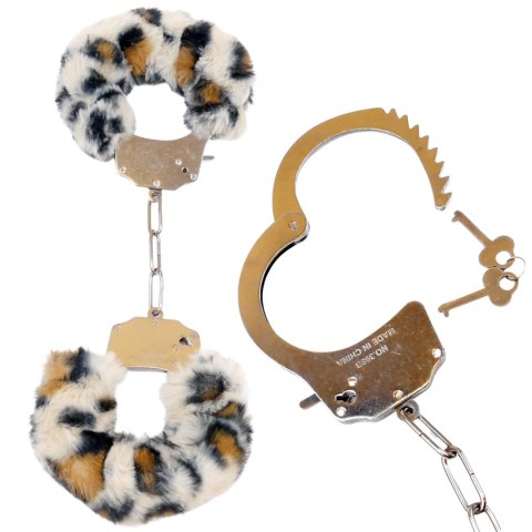Kajdanki Fetish B - Series- Furry Cuffs Leopard Fetish B - Series