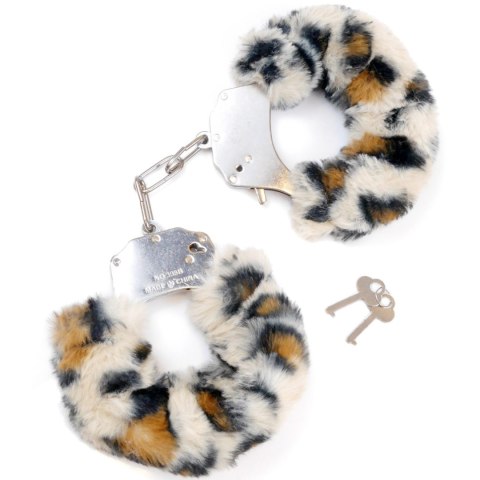 Kajdanki Fetish B - Series- Furry Cuffs Leopard Fetish B - Series