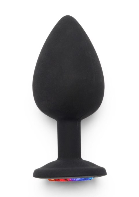 Rainbow Booty Jewel Large Black TOYJOY