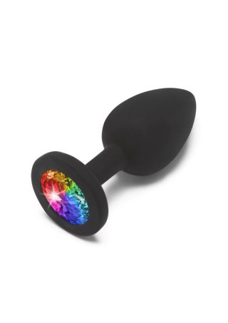 Rainbow Booty Jewel Small Black TOYJOY