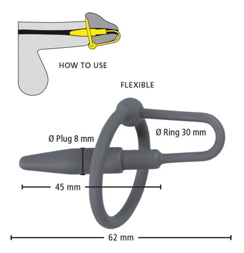 Penis Plug with Glans Ring Penisplug