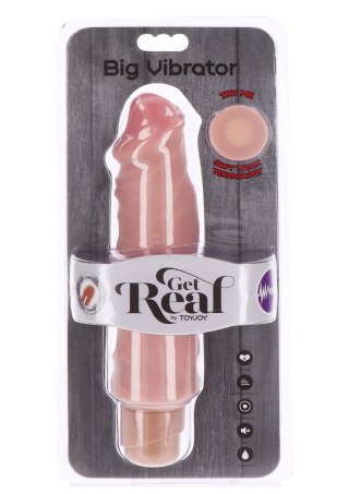 Dual Density Big Vibrator 9in. Light skin tone TOYJOY