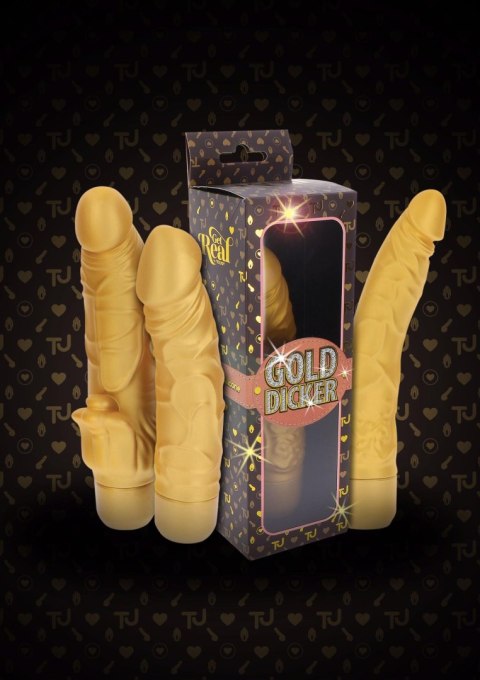 Gold Dicker Original Vibrator Gold TOYJOY