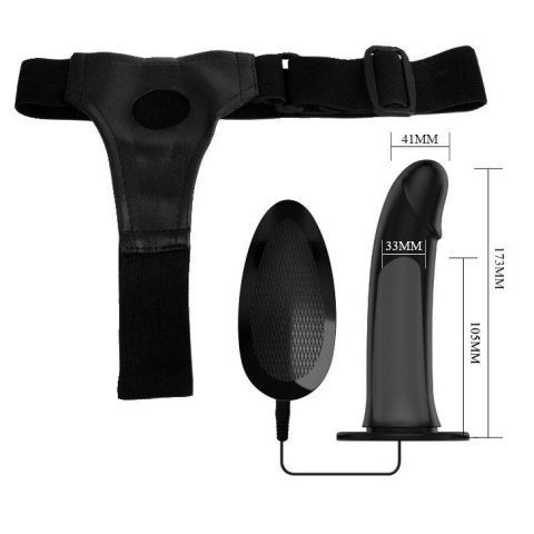 PRETTY LOVE - Vito Vibratin Hollow Strap-on 6,8 Inch Pretty Love