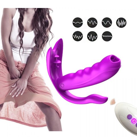 Stymulator-Silicone Panty Vibrator USB 7 Function / Heating B - Series Fox