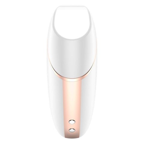 Wibrator - Love Triangle Air Pulse Stimulator + Vibration White Satisfyer