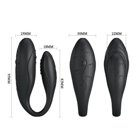 PRETTY LOVE - INDULGENCE PLUS, 30 functions black Pretty Love