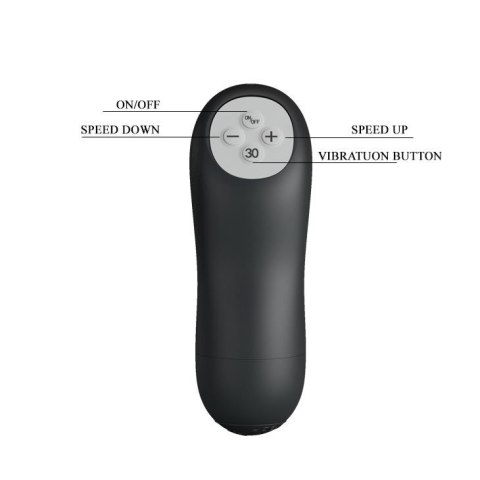 PRETTY LOVE - INDULGENCE PLUS, 30 functions black Pretty Love