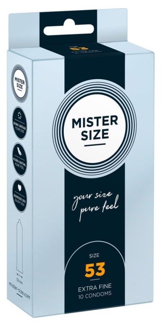 Mister Size 53mm pack of 10 Mister Size