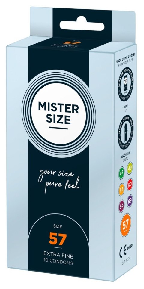 Mister Size 57mm pack of 10 Mister Size