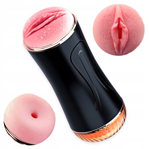 Masturbator-Vibrating Masturbation Cup USB 7 function + Interactive Function / Double Ends B - Series Fox