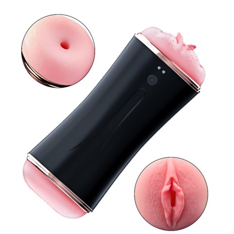 Masturbator-Vibrating Masturbation Cup USB 7 function + Interactive Function / Double Ends B - Series Fox