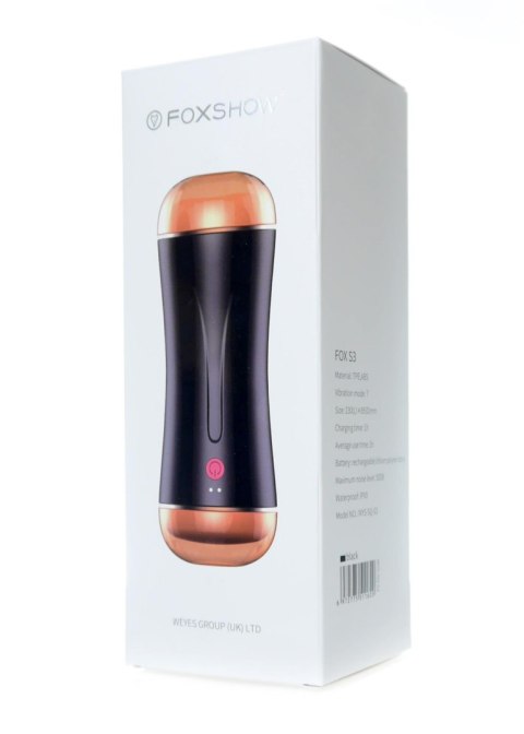 Masturbator-Vibrating Masturbation Cup USB 7 function + Interactive Function / Double Ends B - Series Fox