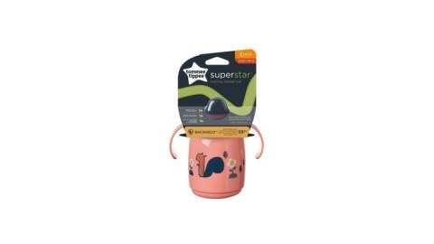 478238 KUBEK SUPERSTAR Z UCHWYTAMI 300ML 6+ RÓŻOWY