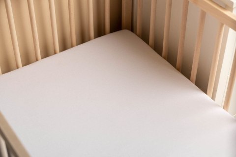 PRZEŚCIERADŁO NIEPRZEMAKALNE JERSEY BIAŁY 120x60