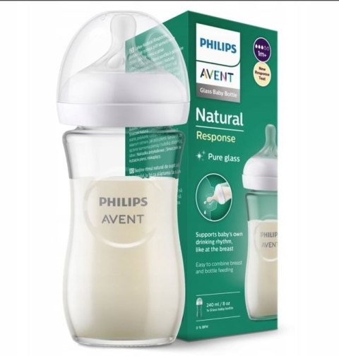 SCY930/01 BUTELKA SZKLANA RESPONSYWNA NATURAL 120ML