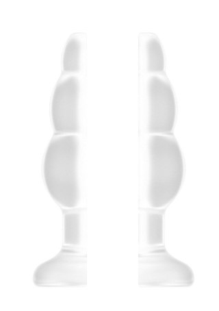 No.49 - Small Hollow Tunnel Butt Plug - 3 Inch - Translucent Sono