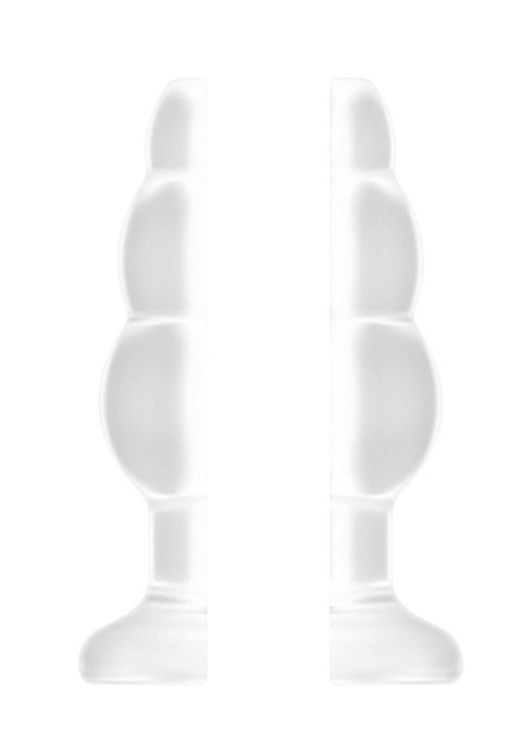 No.49 - Small Hollow Tunnel Butt Plug - 3 Inch - Translucent Sono