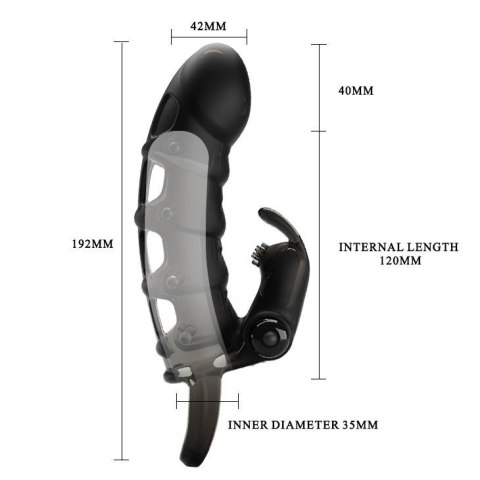 PRETTY LOVE -Cuper PENIS SLEEVE, 10 vibration functions Pretty Love
