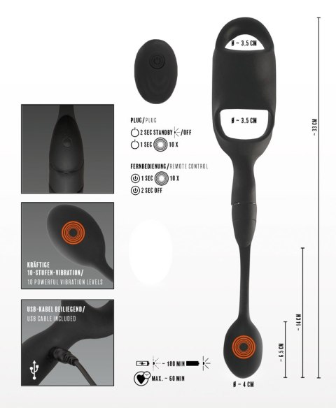 REBEL Cock ring with RC butt p Rebel