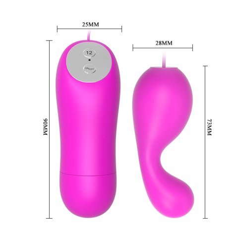 BAILE- Mini love eggs, 12 vibration functions BAILE