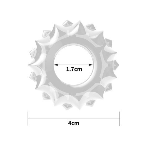 POWER PLUS Cockring Clear Lovetoy