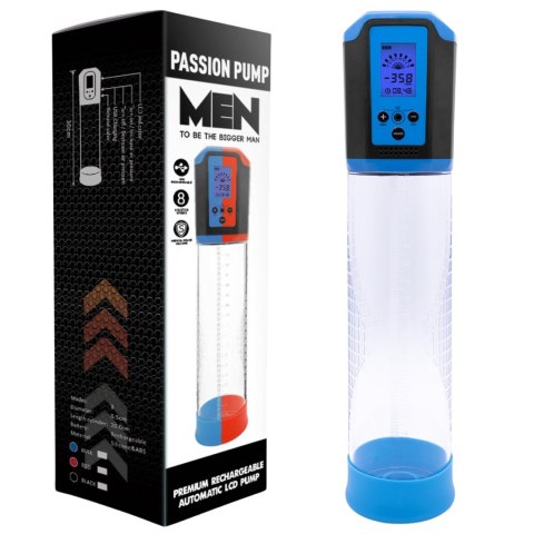 Pompka- PASSION PUMP, PREMIUM RECHARGEABLE AUTOMATIC LCD PUMP B - Series Power