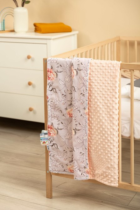 LEKKI KOCYK MINKY 75x100 BRZOSKWINIA MAGICZNY OGRÓD
