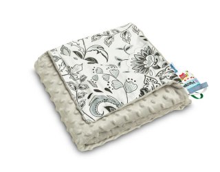 LEKKI KOCYK MINKY 75x100 SZARY FOLK