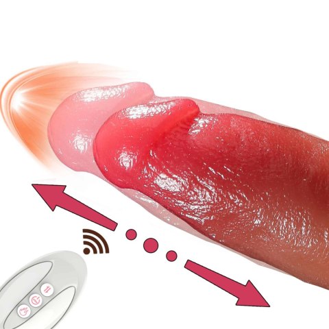 Wibrator-Silicone, 10 vibration modes 7 thrusting function, Heating B - Series Fox