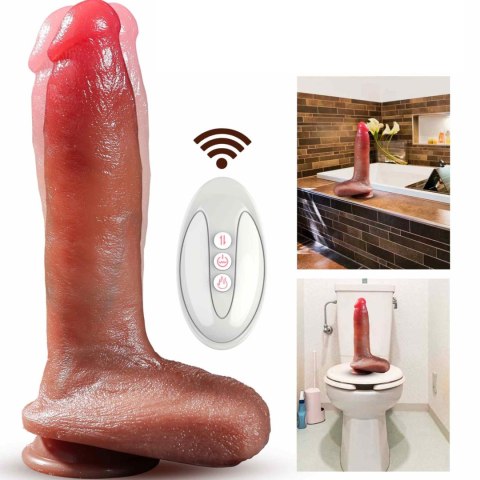 Wibrator-Silicone, 10 vibration modes 7 thrusting function, Heating B - Series Fox
