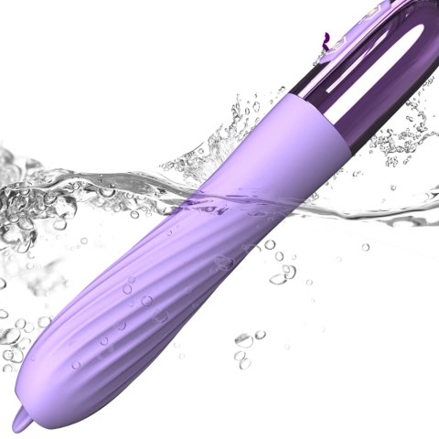 Wibrator-Silicone Vibrator USB, 10 vibration modes, Heating B - Series Fox